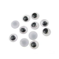Wiggle eyes for decoration 7 mm