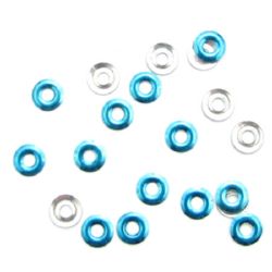 Adhesive element washer 8 mm blue -20 pieces