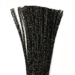 Wire wire lame rod black DIY Crafts Decorating, Children-30 cm -10 pieces