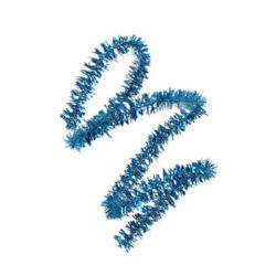 Μεταλλιζέ σύρμα πίπας μπλε ανοιχτό -30 cm -10 τεμάχια