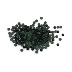 Кристали за топло лепене 5 мм цвят черен 5 грама ~90 броя