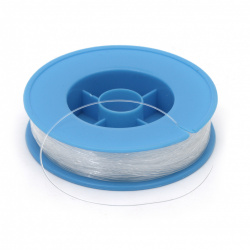 Jewelry Nylon Wire, Beading Thread, Clear 0.45 mm ~ 90 meters