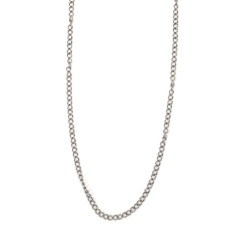 Stainless Steel Chain 4x3x0.6 mm, Silver Color - 1 meter