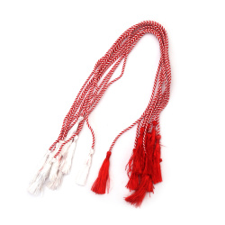 Копринени пискюли 6~7 см 56 см -10 броя