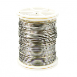 Jewellery Copper wire 0.8 mm silver ± 7 meters