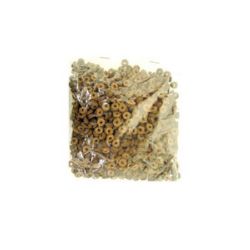 Stoc epuizat. Primeste notificare pe email cand produsul revine in stoc Piele de spălat 6x2 mm maron -12,5 grame ~ 300 buc