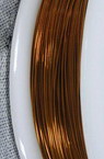 Jewelry Copper Wire 0.3 mm chocolate ~ 28 meters