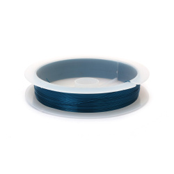 Sârmă de cupru 0,3 mm culoare albastru ~20 metri 