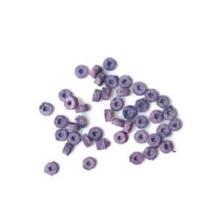 saiba de piele 6x2 mm violet -12,5 grame ~ 300 buc