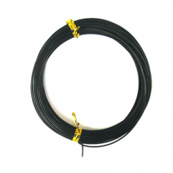 Aluminum wire 1 mm color black -10 meters