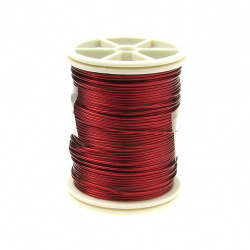 Red Jewellery copper wire 0.8 mm