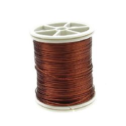 Copper wire 0.4 mm copper dark ~ 26 meters