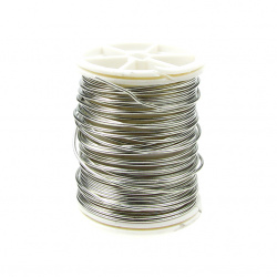 Jewelry Copper Wire 1.0 mm silver ~ 6 meters