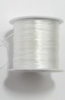 Silicone elastic 0.8 mm white ~ 40 meters