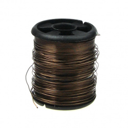Brown Jewellery copper wire 0.3 mm