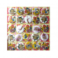 Set of Badges with Lazy Town / 45 mm - 25 pieces