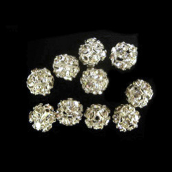Metal ball with small crystals 8 mm