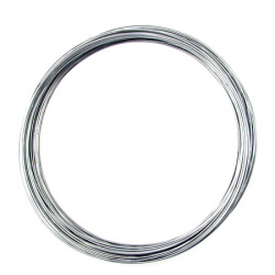 DIY Memory Wire for Necklaces 115x0.8 mm color silver -50 turns