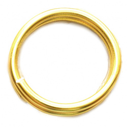 Σύρμα αλουμινίου 1,5 mm χρυσό ~ 5 μέτρα