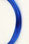 Тел алуминиева 1 мм цвят син тъмен ~10 метра