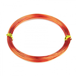 Aluminum wire 1 mm orange -10 meters