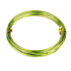 Σύρμα αλουμινίου 1 mm κιτρινοπράσινο -10 μέτρα