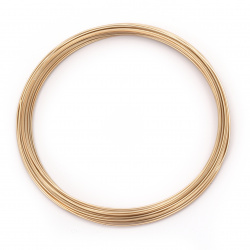 Craft Aluminium Wire 0.8mm copper color ~ 10 meters