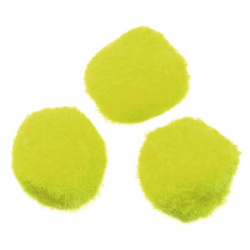 Pompoms 20 mm yellow -20 pieces