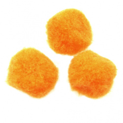 Pompoms 20 mm orange -20 pieces