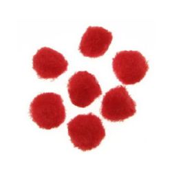 Ciucuri  12 mm roșu -20 bucăți
