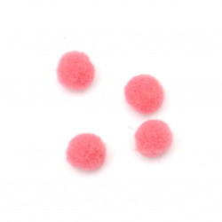 Pompoms 0.6 mm watermelon first quality-50 pieces