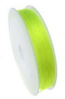 Stretchy Beading Elastic Wire Roll, 0.6 mm green light ~ 13 meters