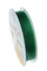 Stretchy Beading Elastic Wire Roll, 0.6 mm green ~ 13 meters