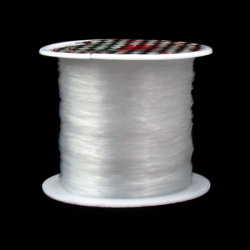 Jewelry Nylon Wire, Beading Thread, Roll Clear 0.20mm ~ 90m