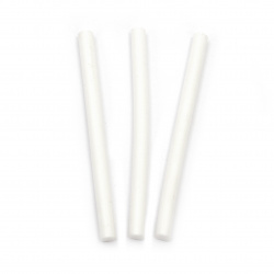 Silicone Hot Melt Glue Stick 7x100 mm color white -5 pieces