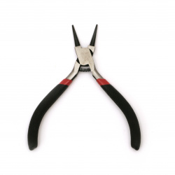 Round Nose Pliers for Jewelry Making / Rubber Handle / 125 mm