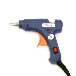Πιστόλι σιλικόνης μικρό 13x10.5 cm 25W με κουμπί