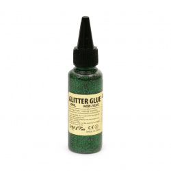Glitter Glue Non-Toxic Decoration DIY 70 ml green