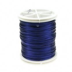 Blue Jewellery copper wire 0.6 mm