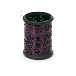 Sârmă de cupru 0,3 mm violet ~ 9,5 metri