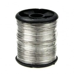 Jewelry Copper Wire 0.3 mm silver ~ 9.5 meters