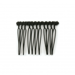 Hair comb, approximately 34~44x34 mm - 5 pieces