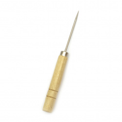 Awl, 125x12 mm, with a wooden handle