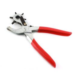 Zambi Pliers for Piercing Leather, Fabric, Cardboard / 6 Sizes  - 210 mm