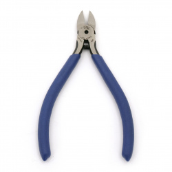 Pliers mini cutters 130 mm lightweight hardened steel with anti-slip handles