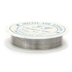 Iron wire 0.3 mm color silver ~ 20 meters