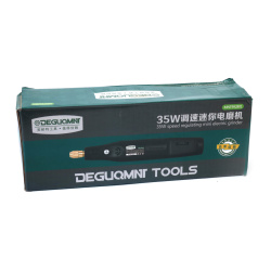 Mini-Elektroschleifer 165 x 28 mm mit 24 Aufsätzen, 35 W