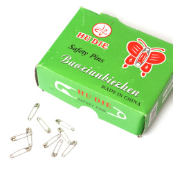 Секретни игли 19x4 мм цвят сребро -2000 броя