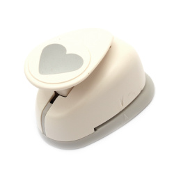 Heart Paper Punch, 25.4 mm for cardboard and EVA, Perfect for DIY Craft and Decoration 