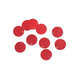 Non disponibile online. Puoi anche acquistare nei negozi EM ART e al +359 884 000 893 Paillettes piatte rotonde 20 mm, Rosso Arcobaleno, 20 g